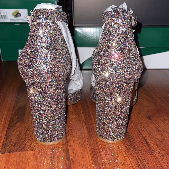 Betsy Johnson Glissten Rainbow Glitter Sandal - Picture 4 of 9